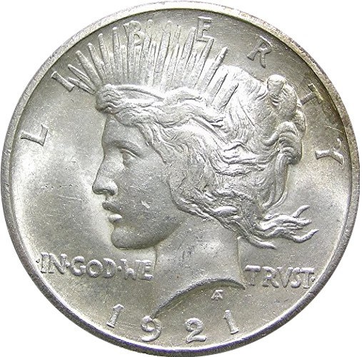 1921 Peace Silver Dollar: Values & Mintages