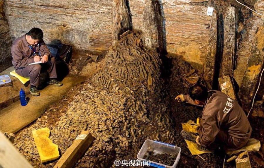 Staggering Cache of Chinese Copper Coins Found
