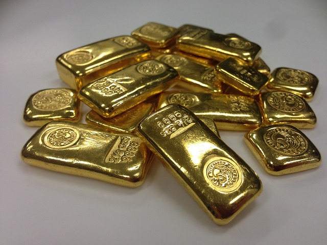 Gold Bars in Gold Bullion 