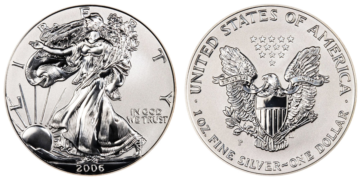 2006 silver eagle reverse proof