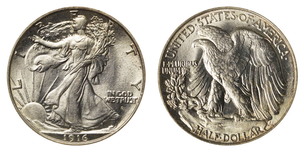 Walking Liberty Half Dollar Values (1916–1947)