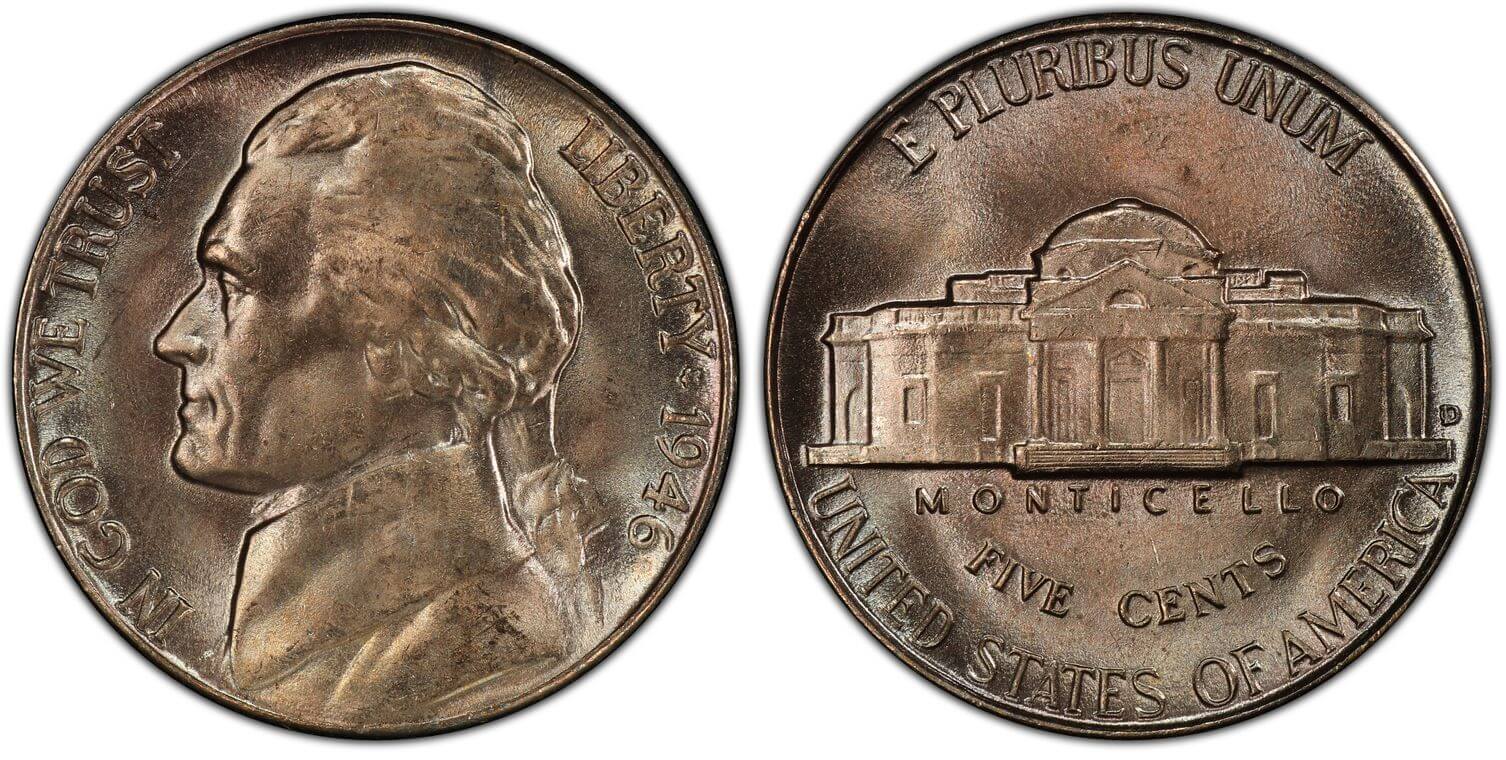 1946 d inverted d jefferson nickel 13