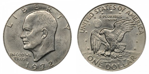 1972-S Eisenhower Dollar Uncirculated : History & Value