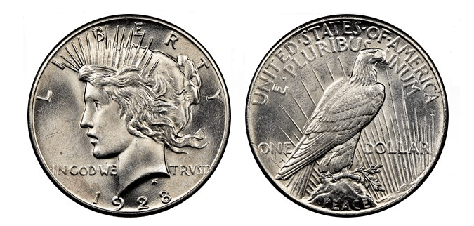 1928 Peace Dollar Value Gainesville Coins