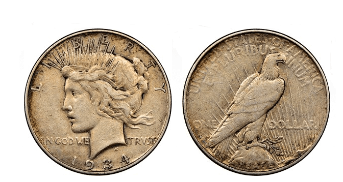 1934 D Peace Dollar Value Gainesville Coins