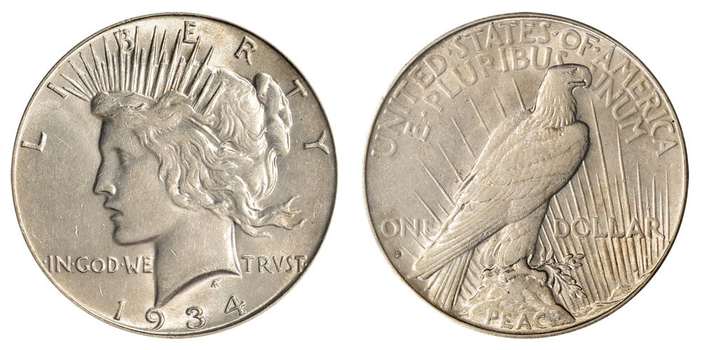 1934-S Peace Dollar Value | Gainesville Coins ®