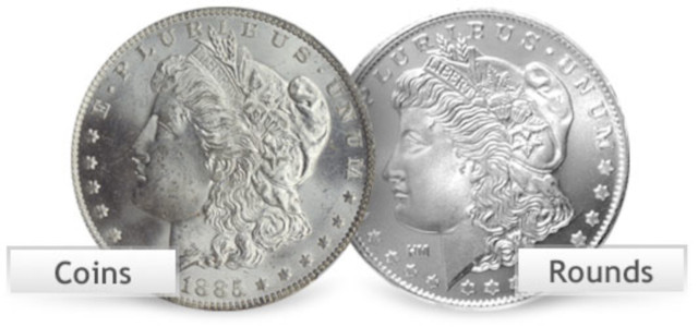 Silver Coins vs Silver Rounds - What's the Difference?