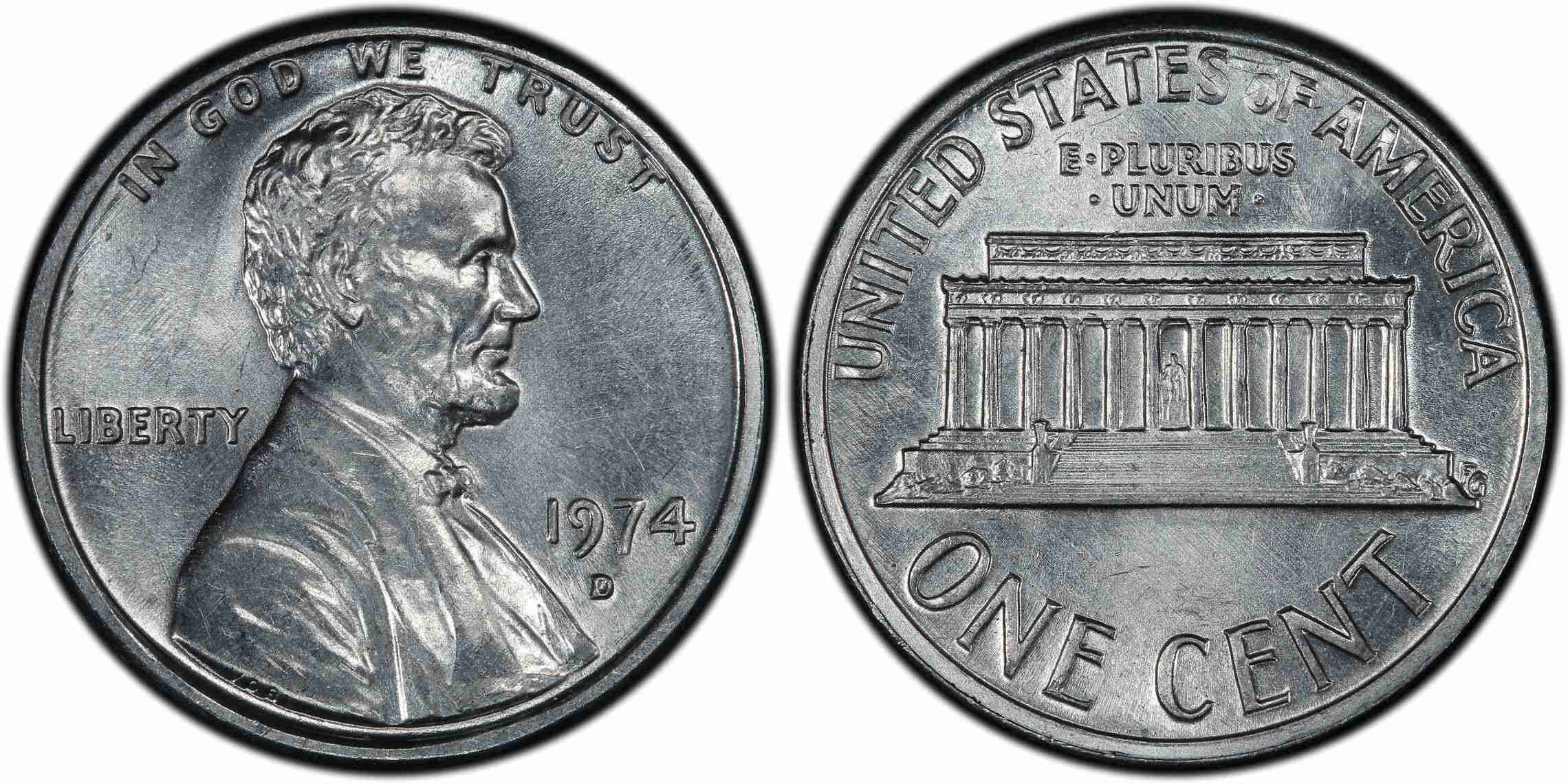 1974 d aluminum cent