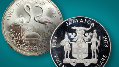 Buy caribbean silver coins