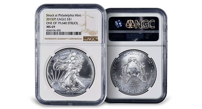 2015-(P) NGC American Silver Eagle
