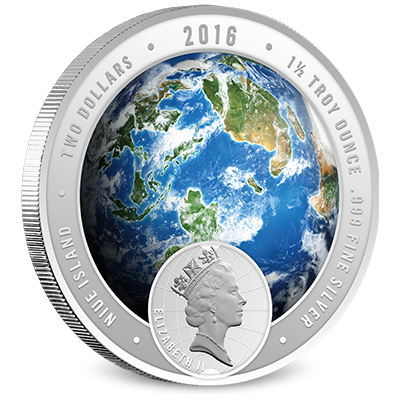 2016 Discovery Channel Africa Silver Coin Obverse