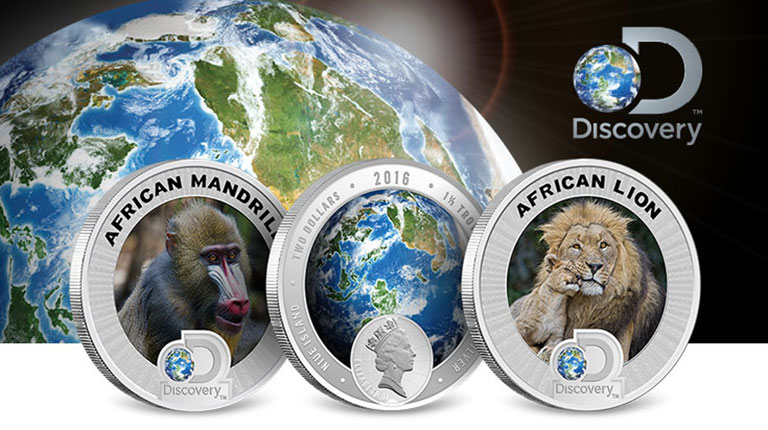 Discovery Channel Africa Silver Coins