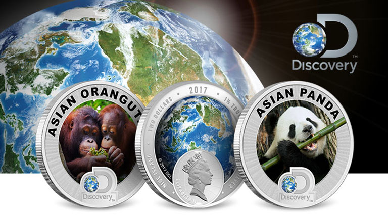 Discovery Channel Asia Silver Coins