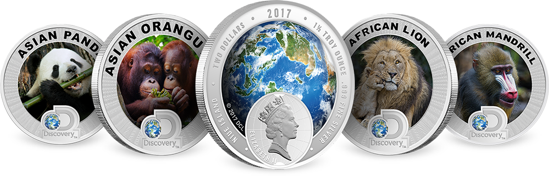 Discovery Channel Silver Coins