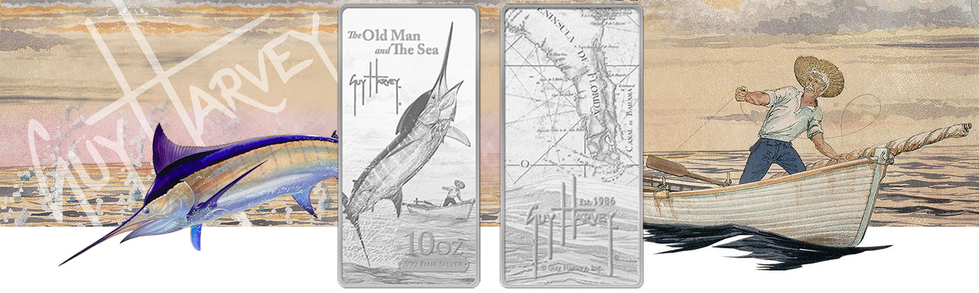 Guy Harvey The Old Man And The Sea Silver Bar