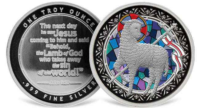 Lamb Of God Silver Round