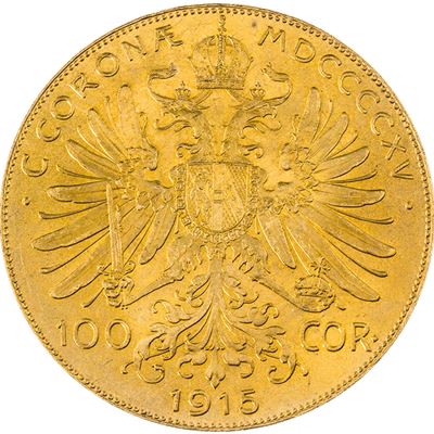 gold austrian hungarian corona gold