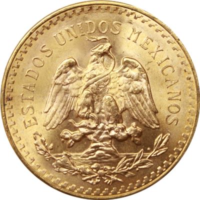 Gold Mexican 50 Pesos Centenario Coin For Sale