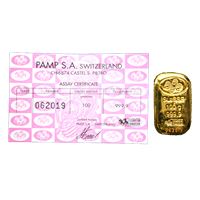 gram gold bar pamp suisse