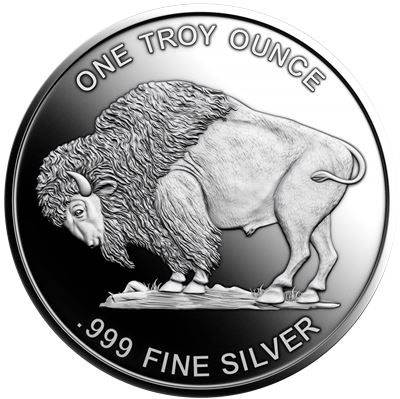thumbnail image 2 of 2022 Golden State Mint Buffalo .999 Fine Silver Round – 1 Troy Ounce In Capsule & Pouch 2 of 6