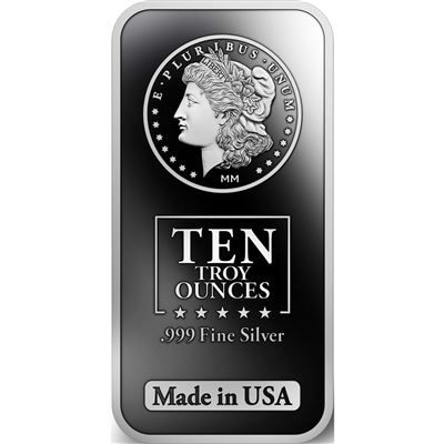 morgan silver bar fine made