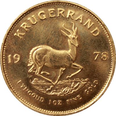 1 oz South African Gold Krugerrand Random Dates