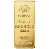 kilogram gold bar pamp suisse