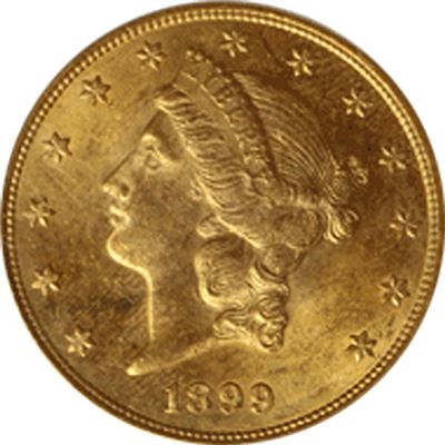 $20 liberty gold double eagle