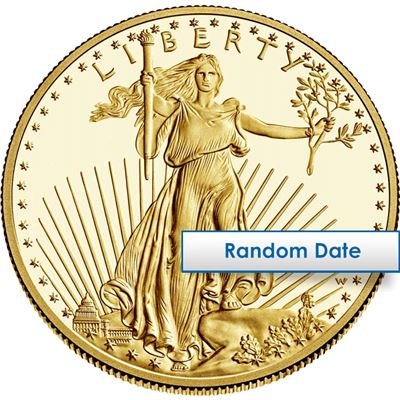 1 2 Oz American Gold Eagle Coins Random Date