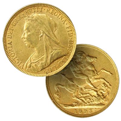 gold british sovereign gold