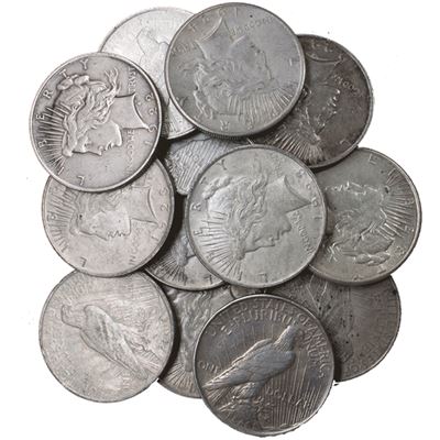 peace silver dollar coins very