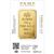 gram gold bar pamp suisse