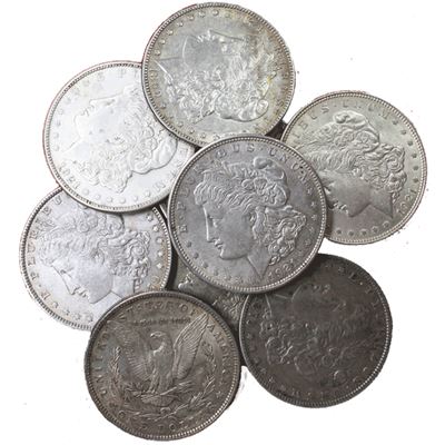 morgan silver dollar extra fine