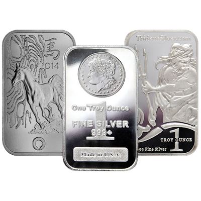 Buy Silver 1 oz Bar  Generic (our choice) Online - Pure