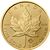 gold canadian maple leaf random