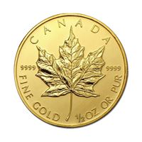 random year gold canadian maple