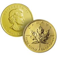 canadian maple gold coin random