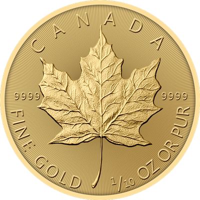 canadian gold maple leaf date