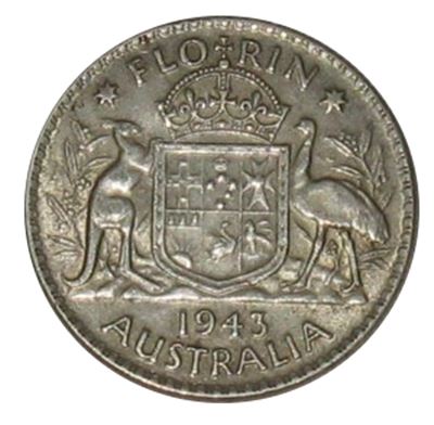 australian silver florin random date