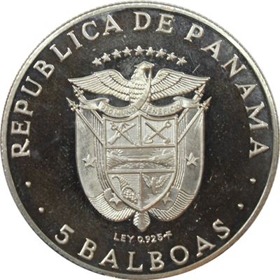 panama proof silver balboa silver