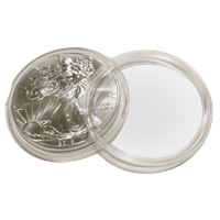 plastic coin capsule fits american