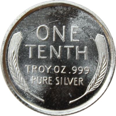 silver round random design fine