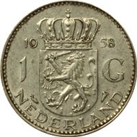 netherlands gulden silver coin asw