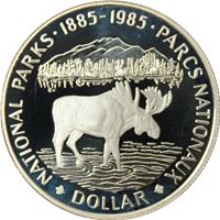 canadian national parks silver dollar