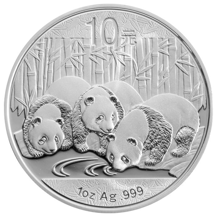 2013 1 oz Chinese Panda Silver Coins | Gainesville Coins ®