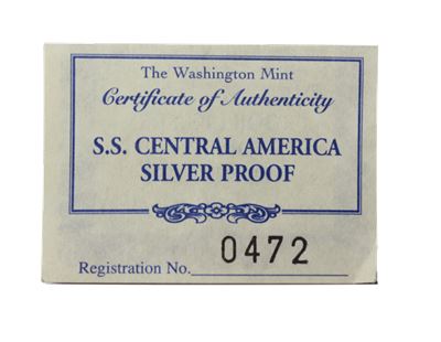 central america proof silver california