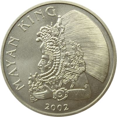 belize dollar silver mayan king