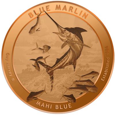 2015 Guy Harvey Copper Round 1 Ounce Gainesville Coins Exclusive