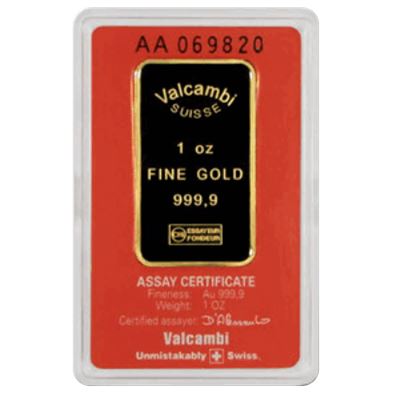 comex approved gold bar with