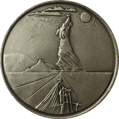 benjamin silver medal israeli commemorative